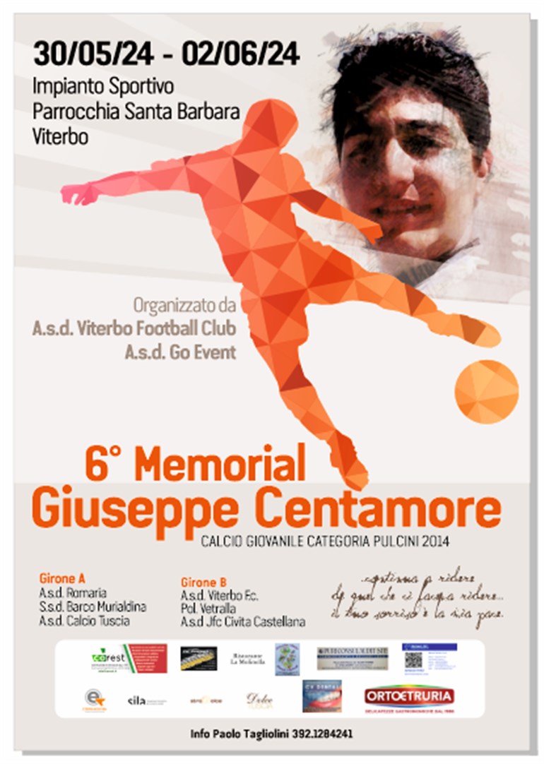 Sesta edizione per il Memorial G.Centamore: in campo Pulcini 2014 di sei club