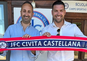 Davide Ronconi e Jfc Civita Castellana ai saluti