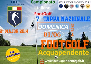 Ad Acquapendente la 7° tappa del campionato italiano di FootGolf