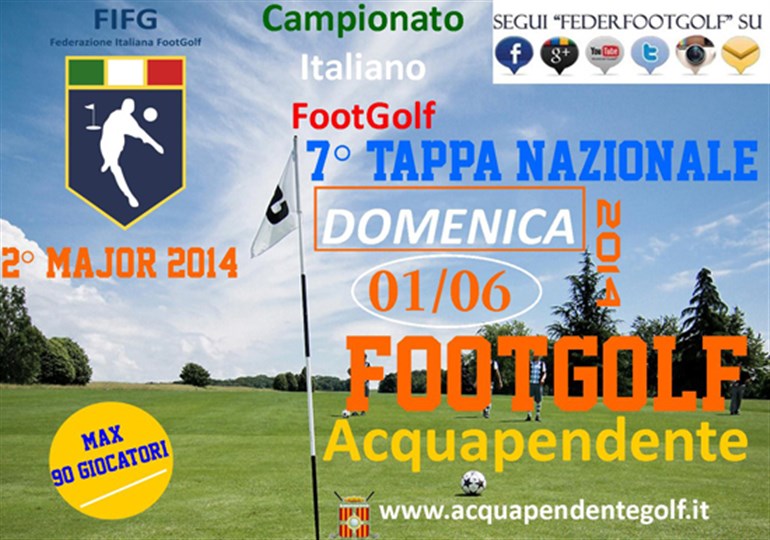 Ad Acquapendente la 7° tappa del campionato italiano di FootGolf