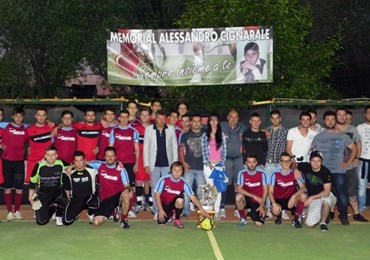 Inaugurazione del V° Memorial Cignarale: i detentori de La Spaccata travolgono il Flaminia Football